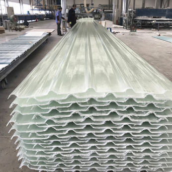 Fiberglass Roof Panels With High Light Transmittance